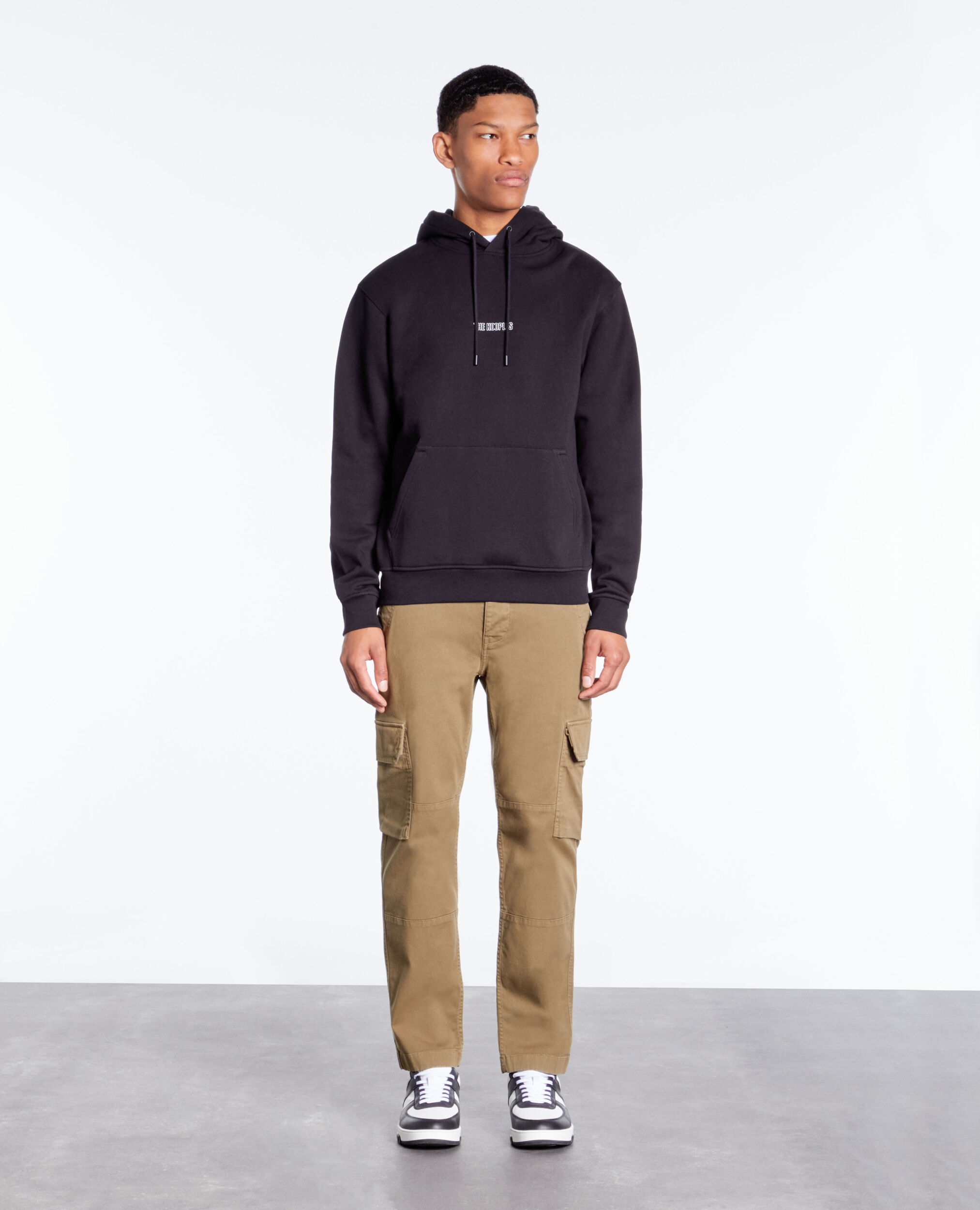 Sweatshirt à capuche noir avec logo