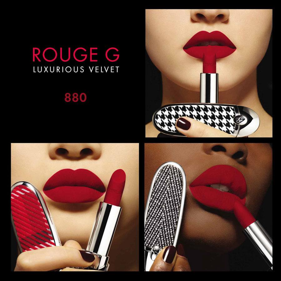 Guerlain Rouge G Luxurious Velvet 880 Ruby Red 3,5g