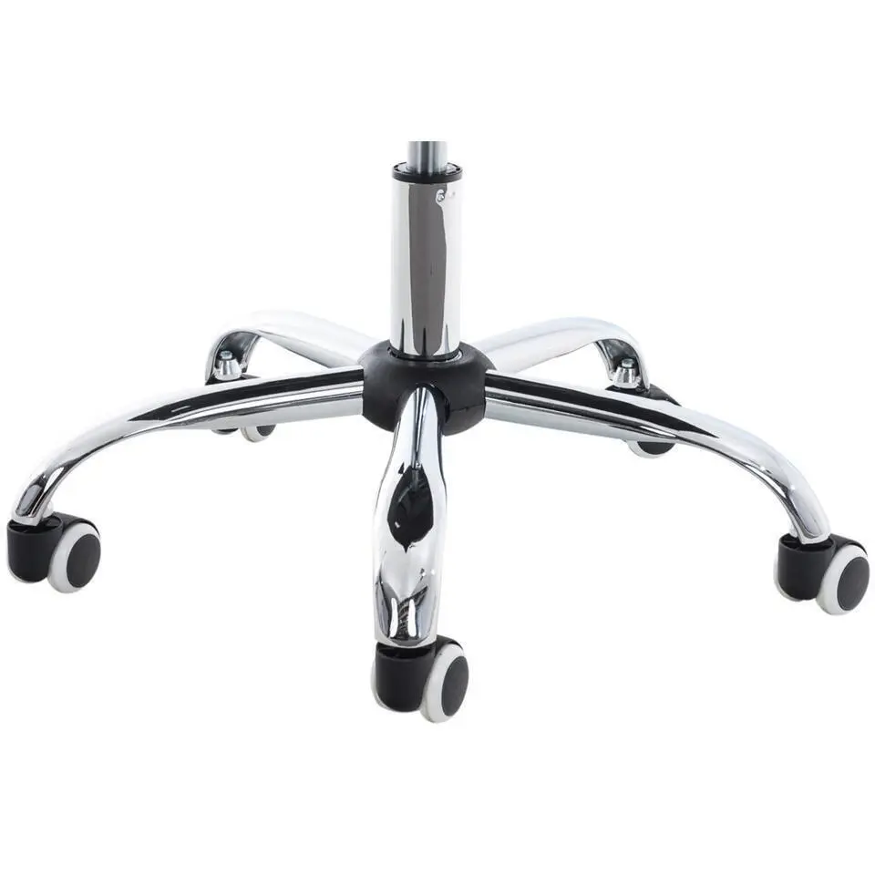 CLP Bureaustoel Deli V2 chroom Frame - Kunstleer - grijs