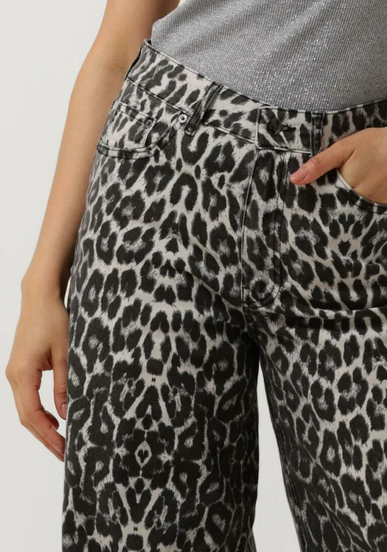 CO\\'COUTURE leopard co'couture wide jeans leocc wide long pant