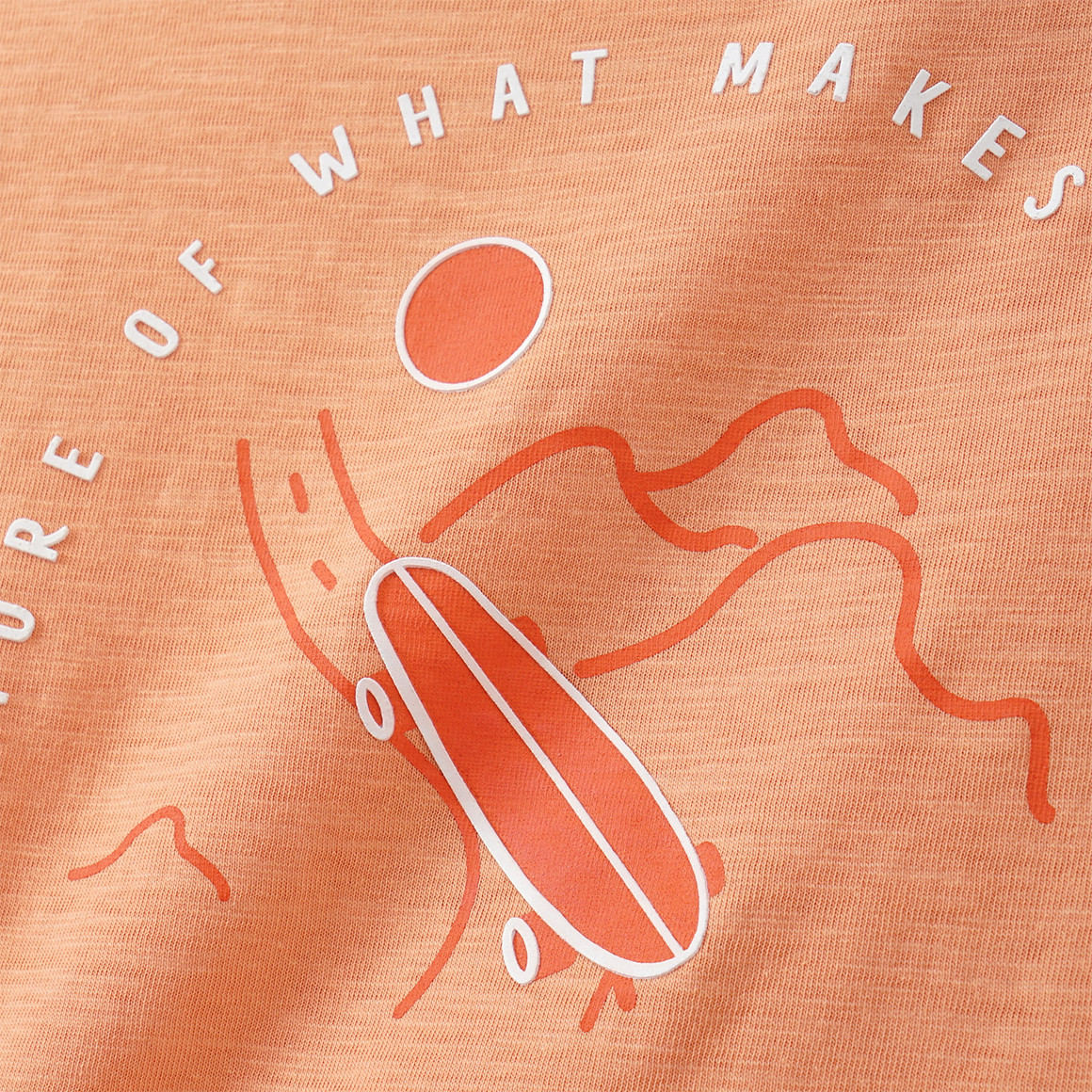 Topolino Jungen T-Shirt mit Rücken-Print hellorange