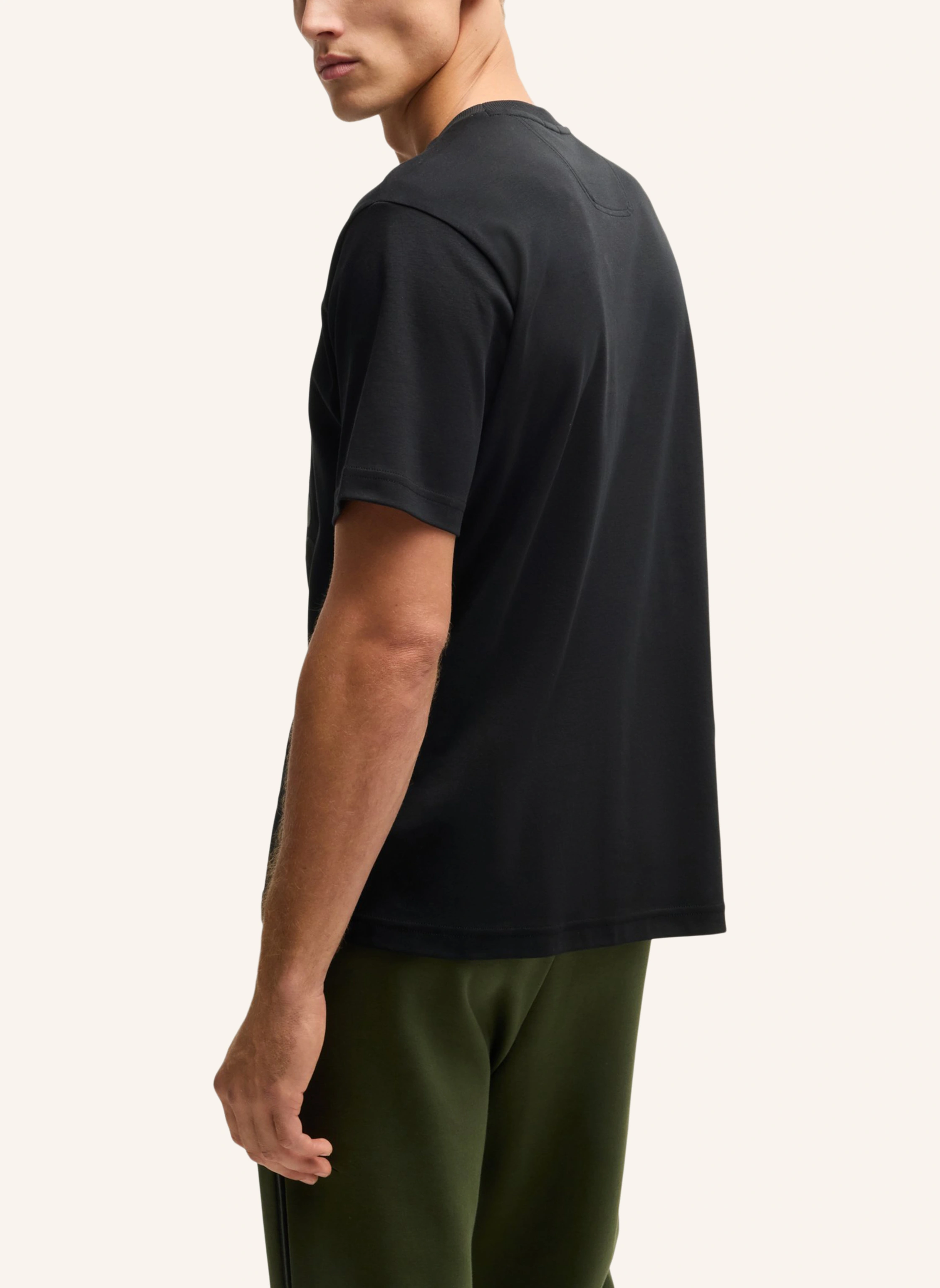 BOSS T-Shirt TEE PRINT STRIPED C Relaxed Fit