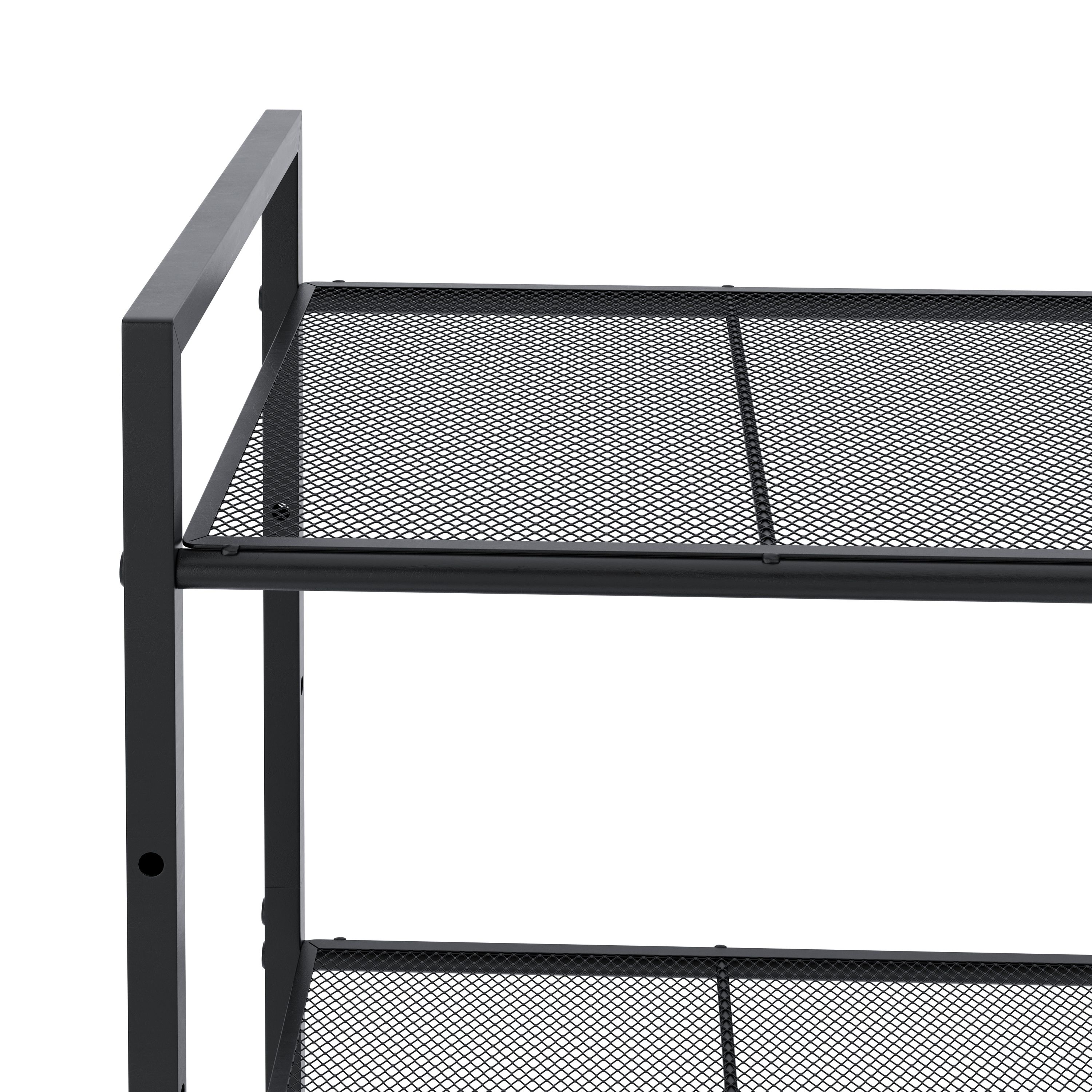 Regal Metall höhenverstellbar TONK 38 x 128 cm