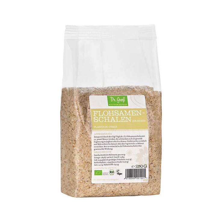 Flohsamenschalen indisch Bio 250g, 250 g