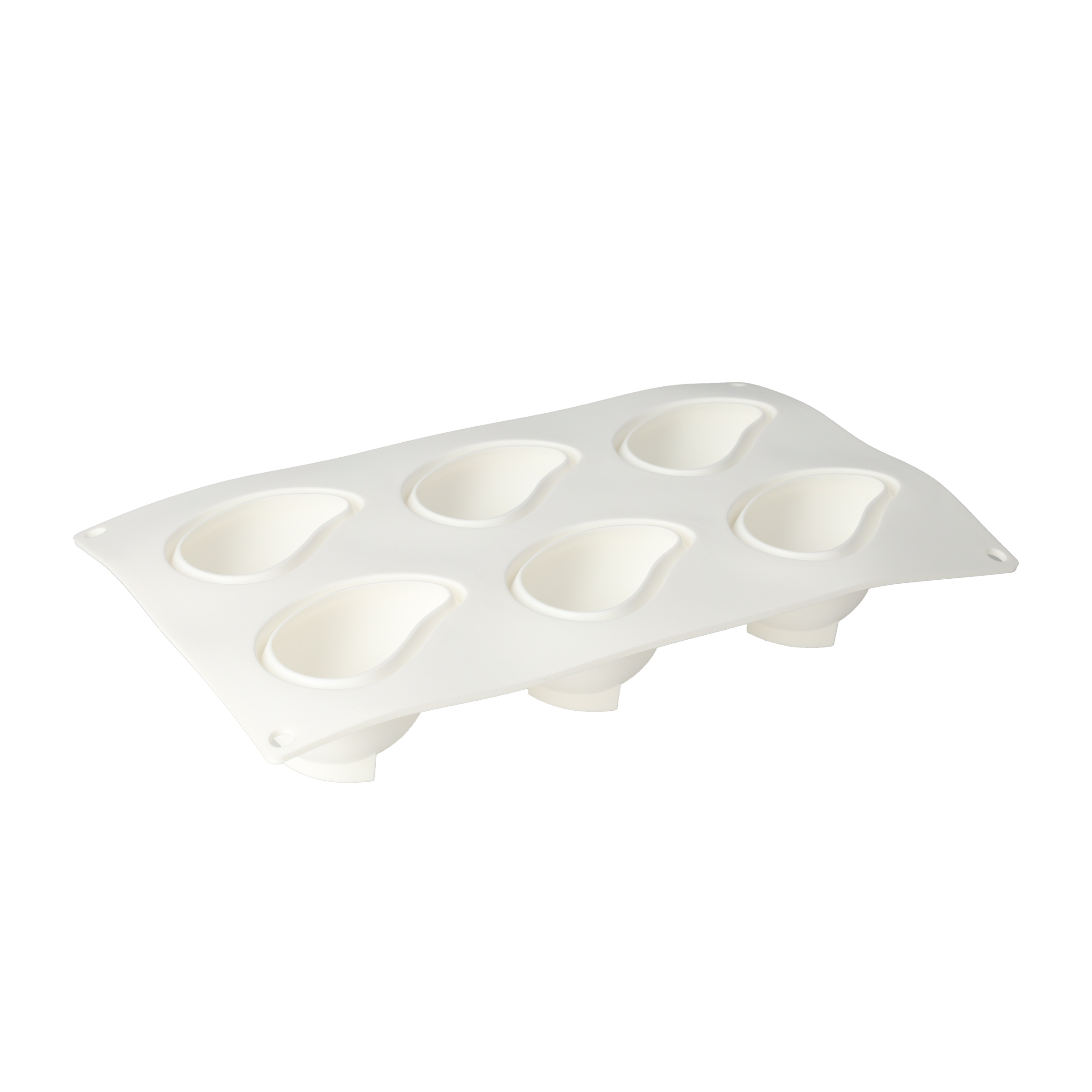 (6-fach) Silikon Trend Früchte Kuchen Form DIY Gussform für Virale Frucht Desserts - Mango
