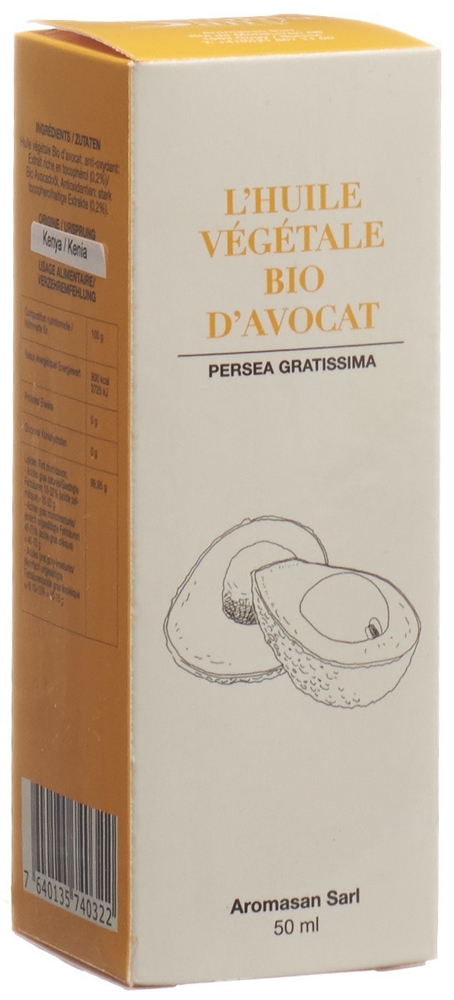 Aromasan Avocadoöl Öl Bio 50 ml