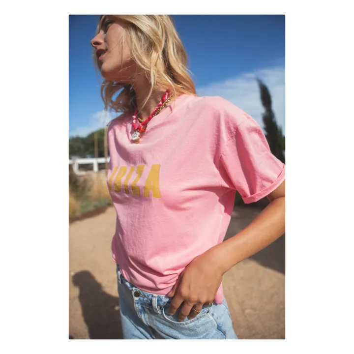Marlot Paris T-Shirt Coton Bio Jil - Collection Femme | Rose bonbon