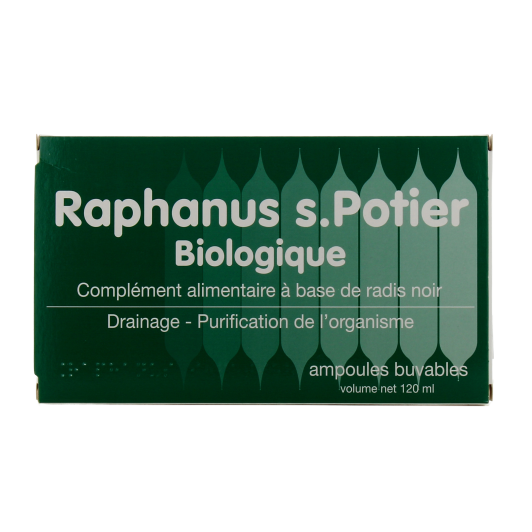 Ampoules Raphanus S.Potier Biologique - Draineur
