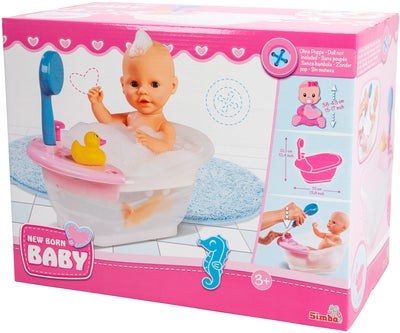 New Born Baby Badekar med Dusj
