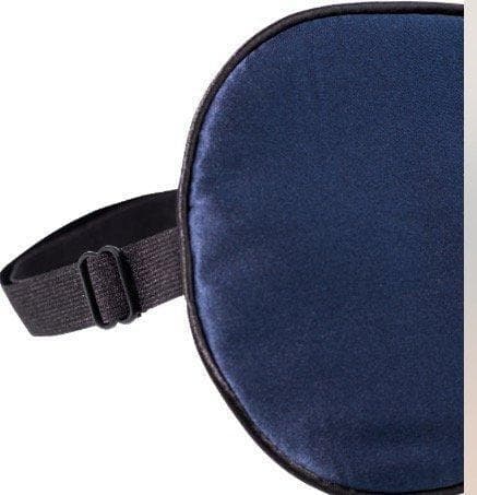 Sovemaske 100% silke Sort