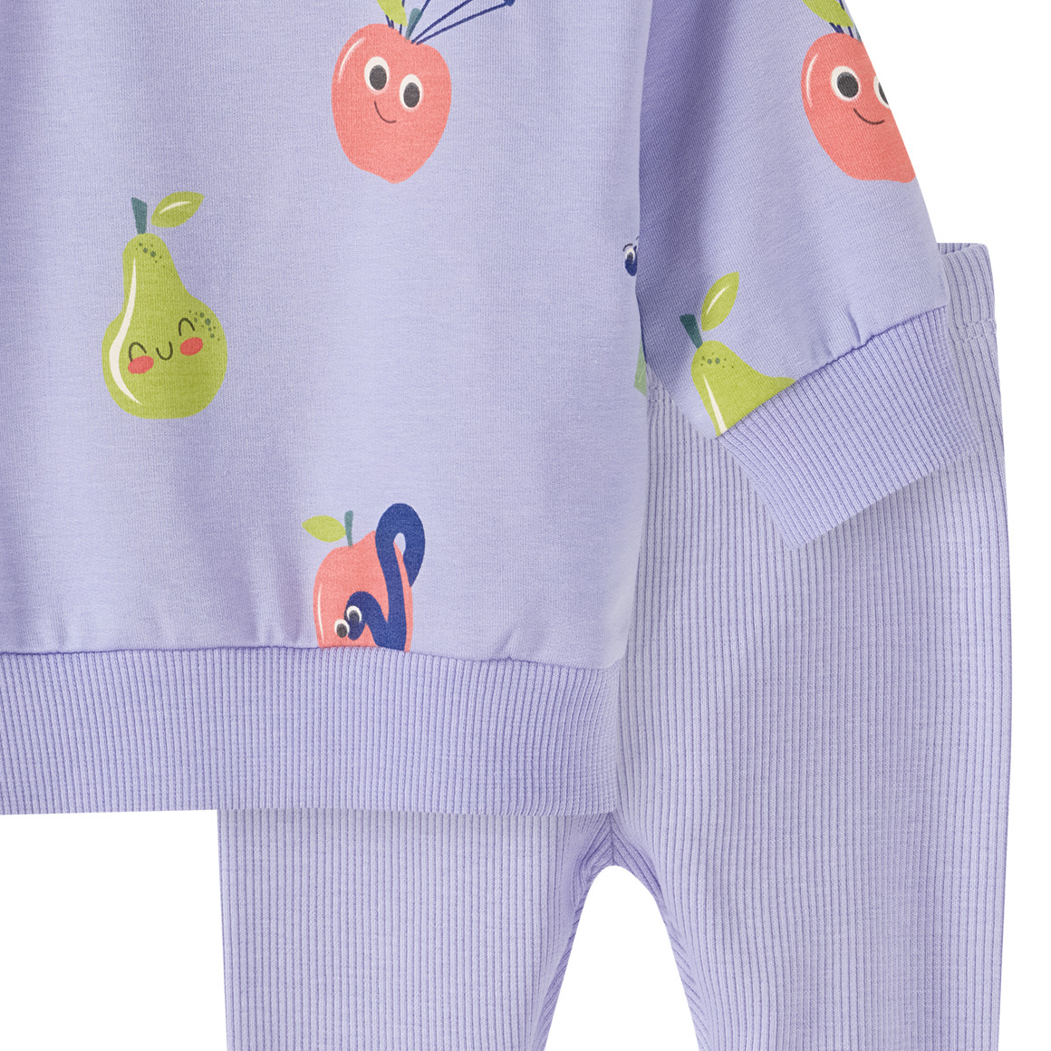 Topomini Newborn Sweatshirt und Leggings im Set helllila