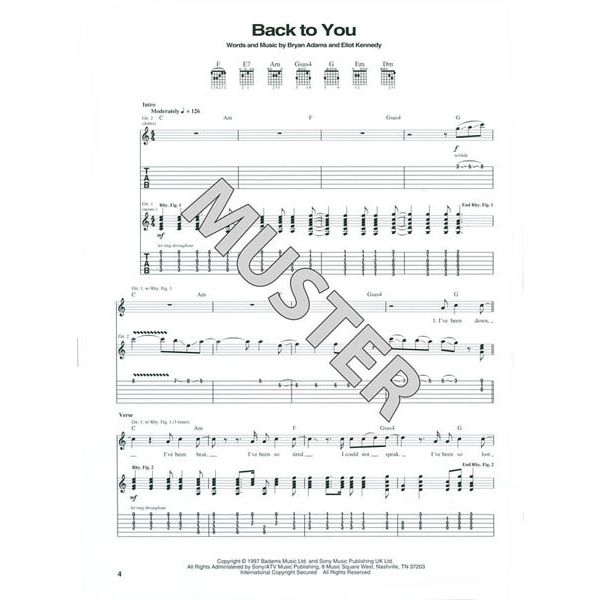 Hal Leonard Bryan Adams Greatest Hits