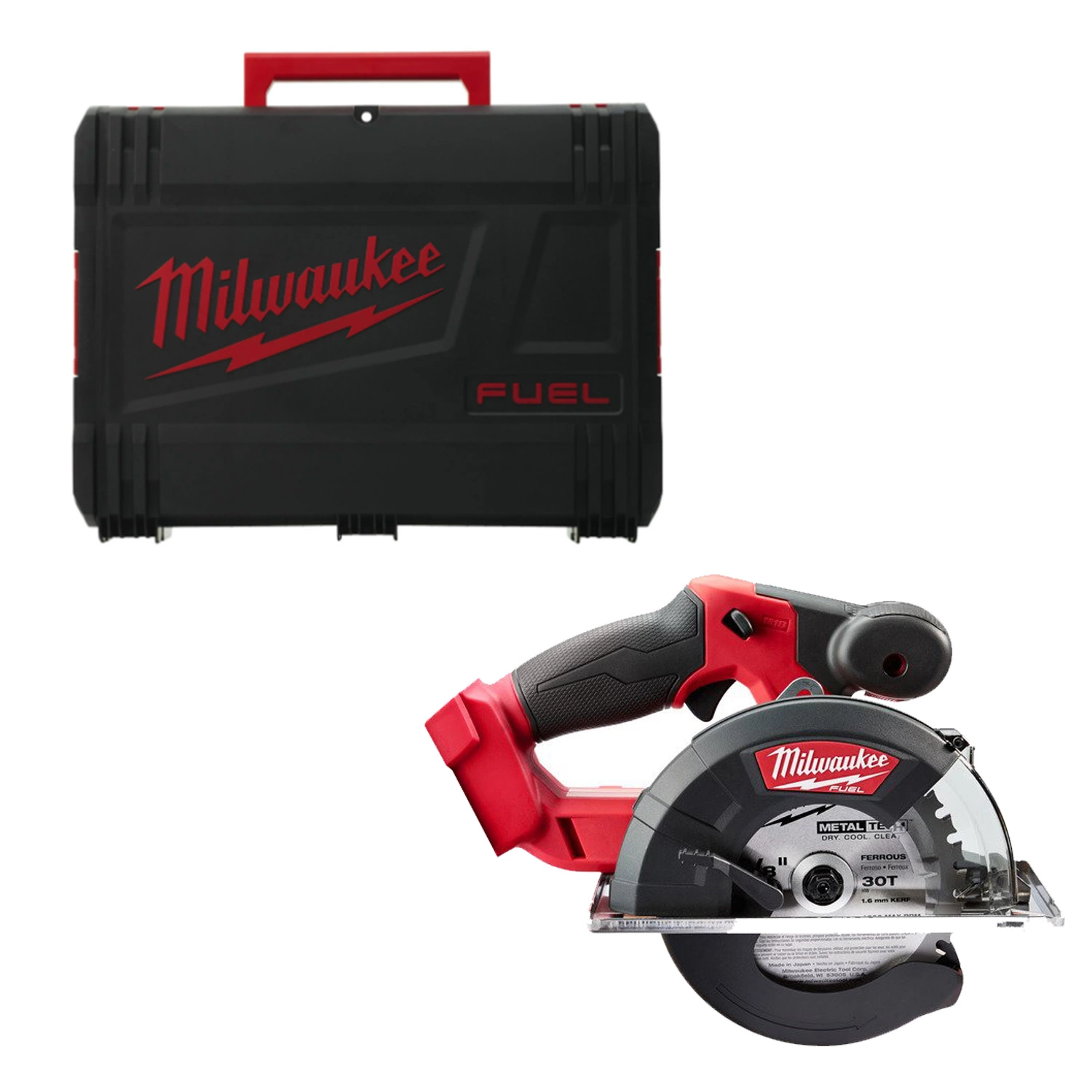 Milwaukee M18 FMCS-0X 18V Li-Ion accu Metaalcirkelzaag body in HD Box -150 x 20 mm - koolborstelloos