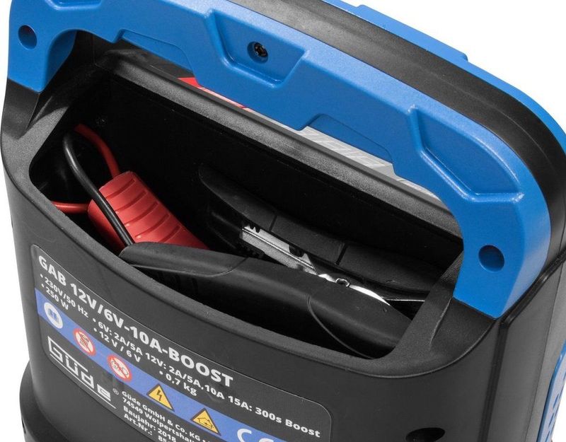 Güde GAB 12 V / 6 V - 10 A Acculader - Druppellader