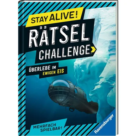 Ravensburger Stay alive! Rätsel-Challenge: Überlebe im ewigen Eis