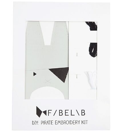 Fabelab Broderis?t - Pirat - Icey Grey
