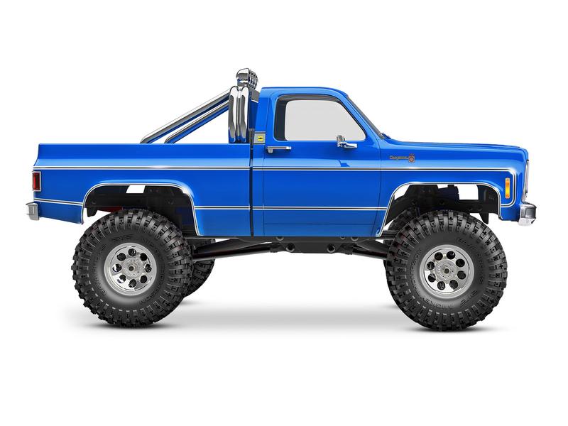 Traxxas Scale Crawler TRX-4m Chevy K10 High Trail Blau, RTR TRX-4 Performance im Mini-Format