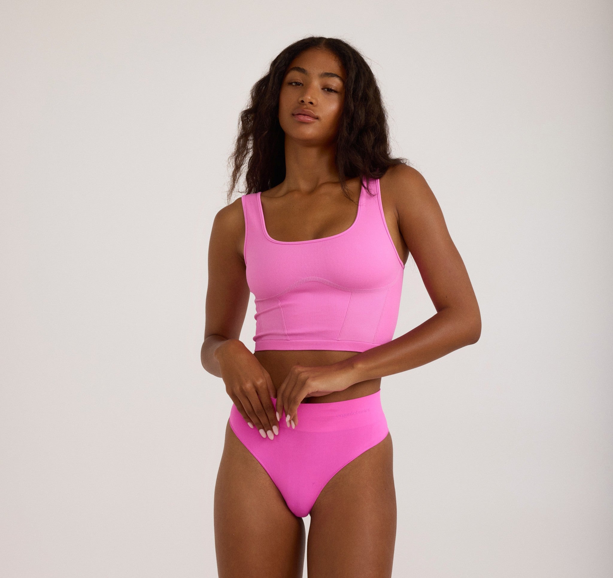 RECYCLED NYLON<br>Smooth Corset Top