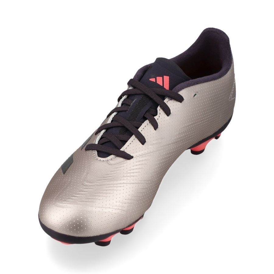 adidas Predator League MG Vivid Horizon - Argenté/Aurora Black/Turbo Enfant