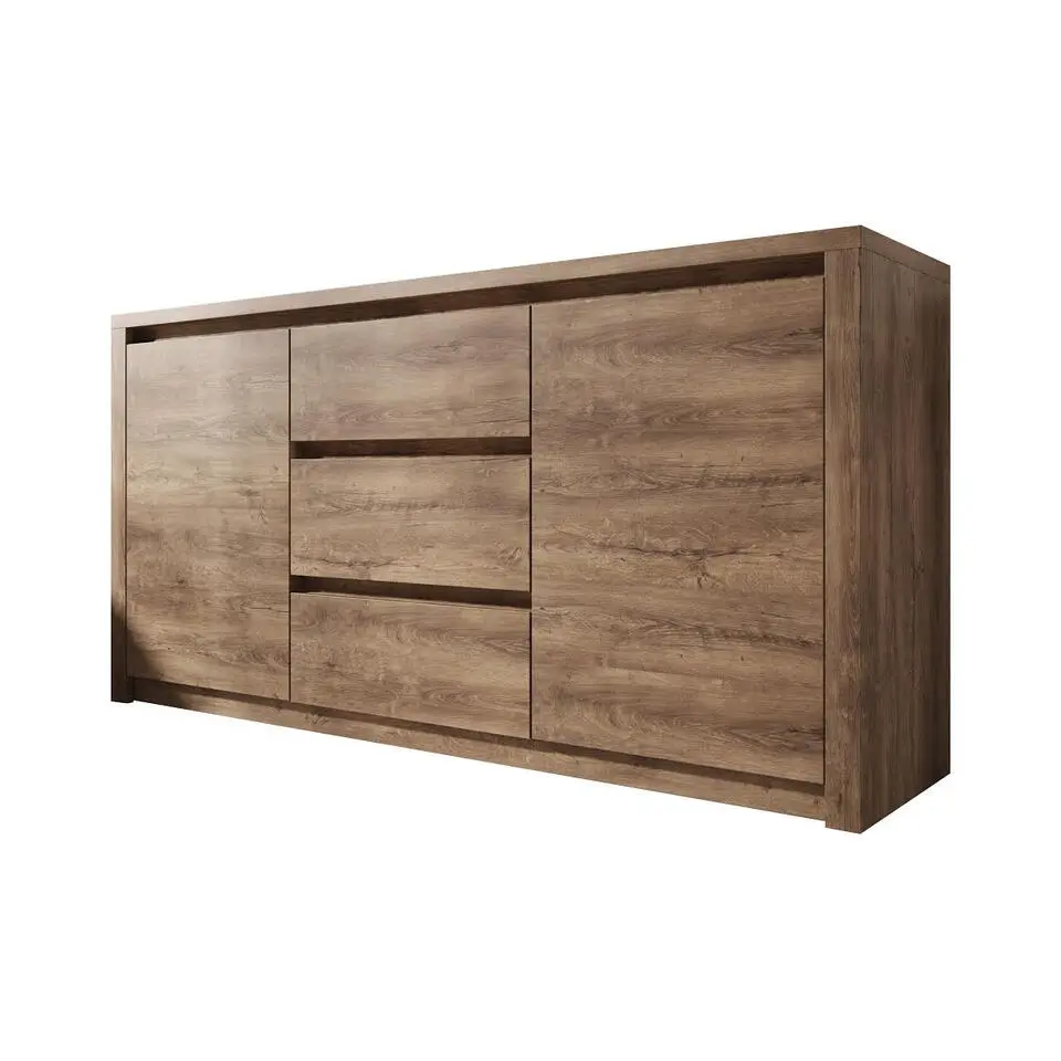 Meubella - Dressoir Monaco - Eiken - 140 cm
