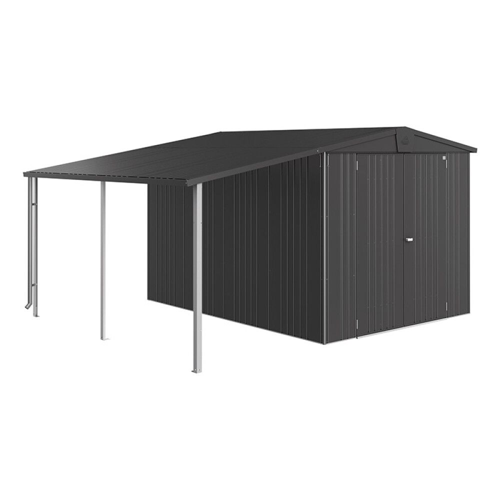 REDSKAPSBOD BIOHORT EUROPA METALLIC MØRK GRÅ STR 6 7,32M²