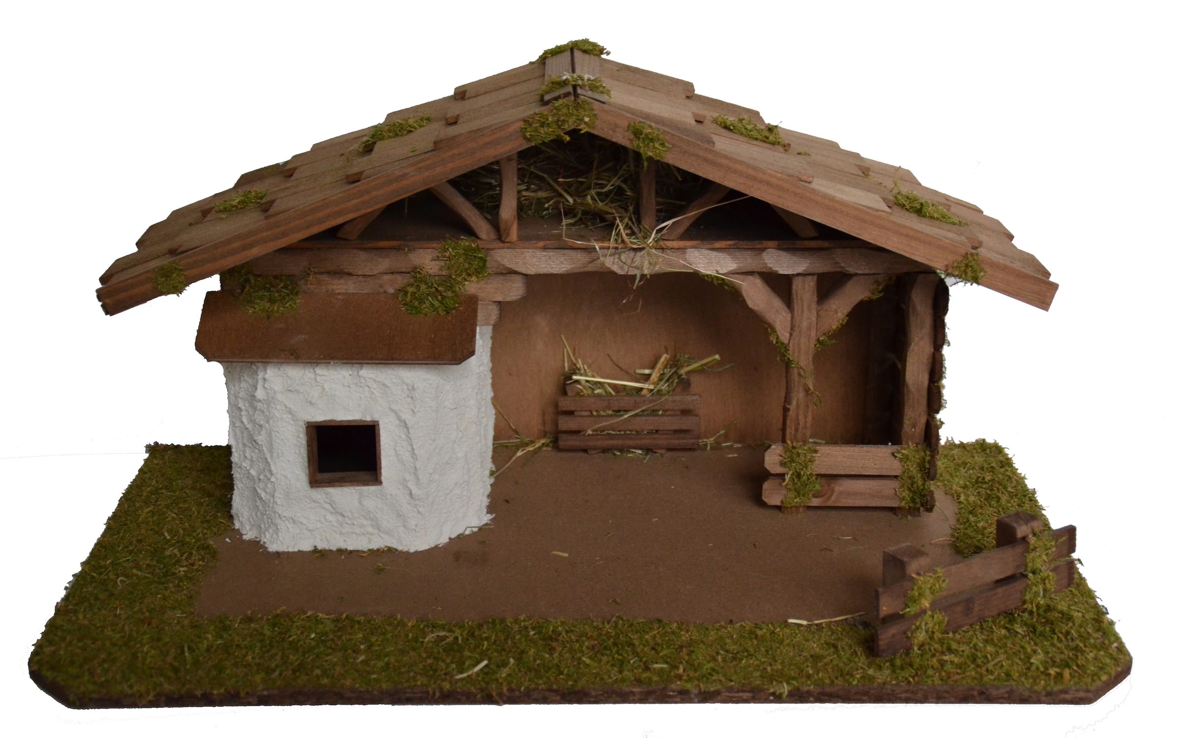 Alfred Kolbe Krippe »Weihnachtsdeko« aus Holz, 55x29x28 cm, für Figuren bis 12 cm Höhe