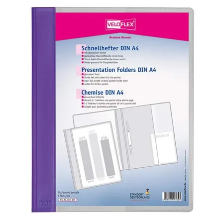 Veloflex Schnellhefter VELOFORM® A4 lila