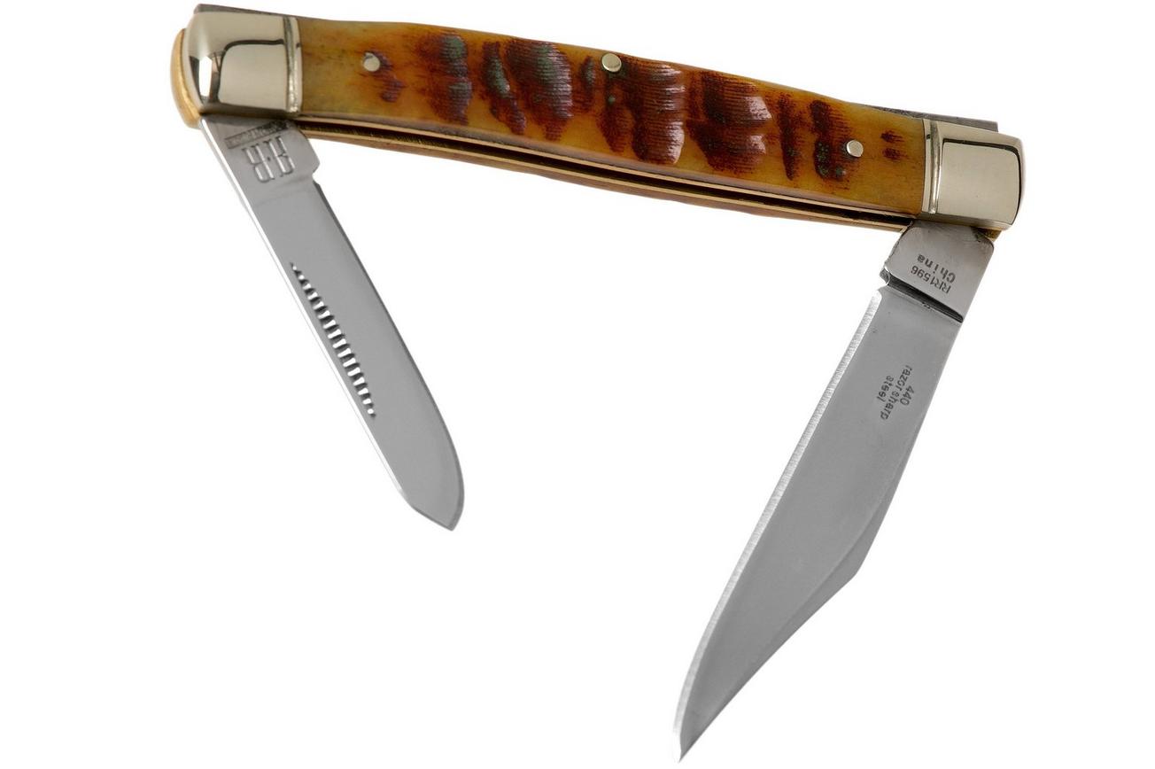 Rough Ryder Ram’s Horn Bone Stockman RR1596 zakmes