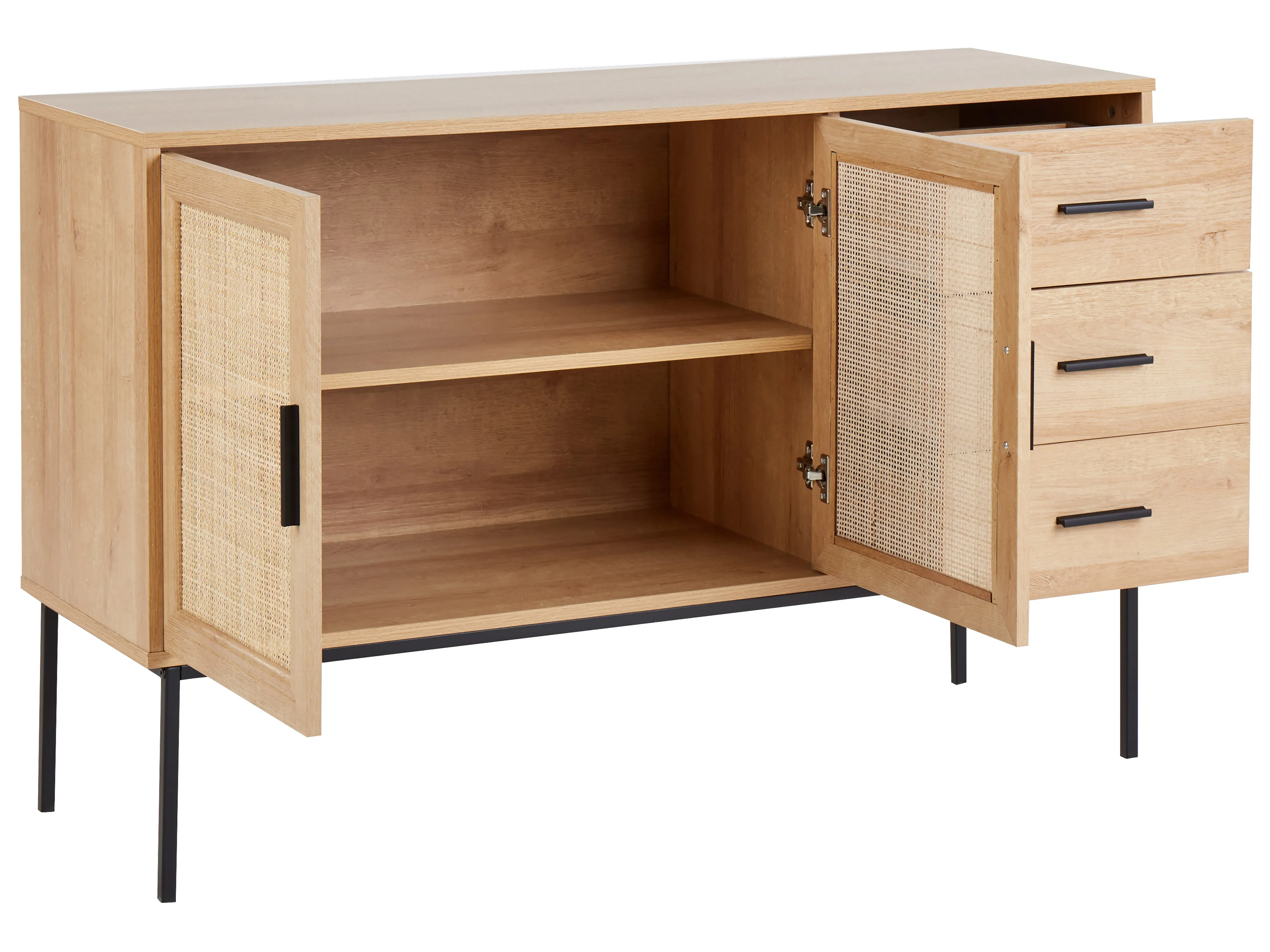 Dressoir met 2 deuren PASCO Lichtbruin