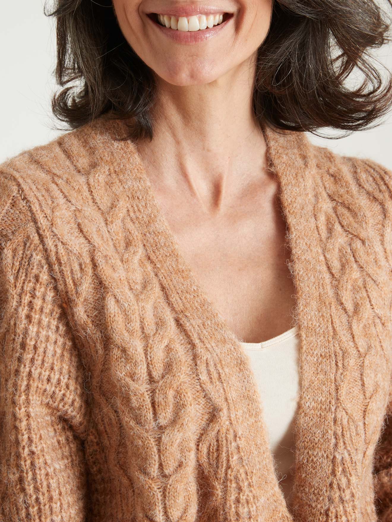 GIlet torsadé