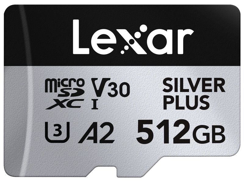 Lexar microSDXC-Karte Professional Silver Plus 512 GB Professionelle MicroSDXC UHS-I-Karte