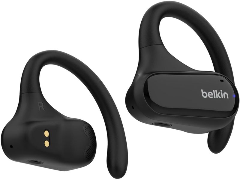 Belkin In-Ear-Kopfhörer Clearfit Schwarz Kabelloser Open-Ear-Kopfhörer