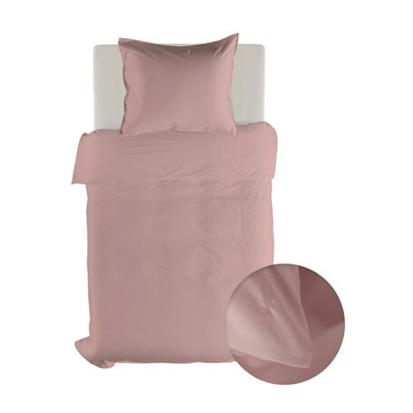 Dekbedovertrek Percale Katoen - Roze