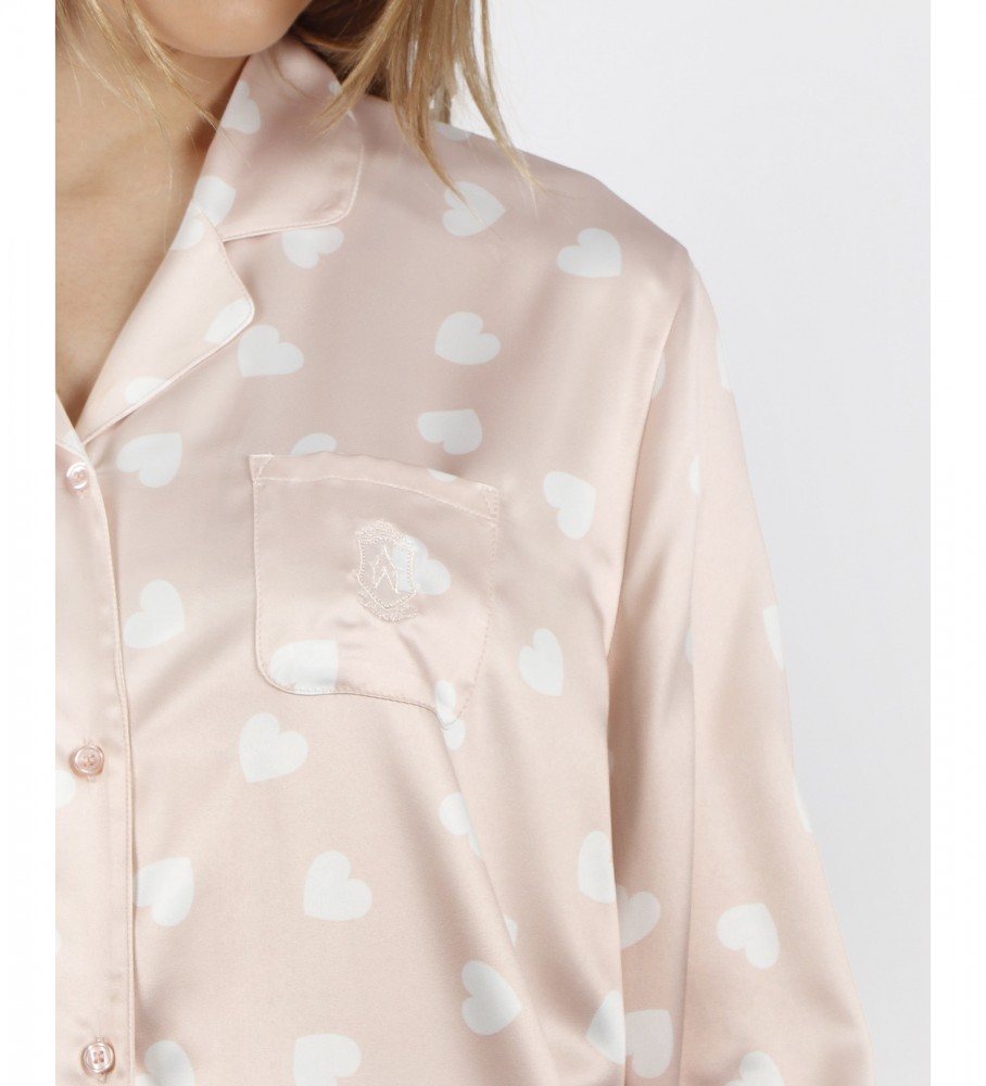 Admas Camisola Love Heart nude