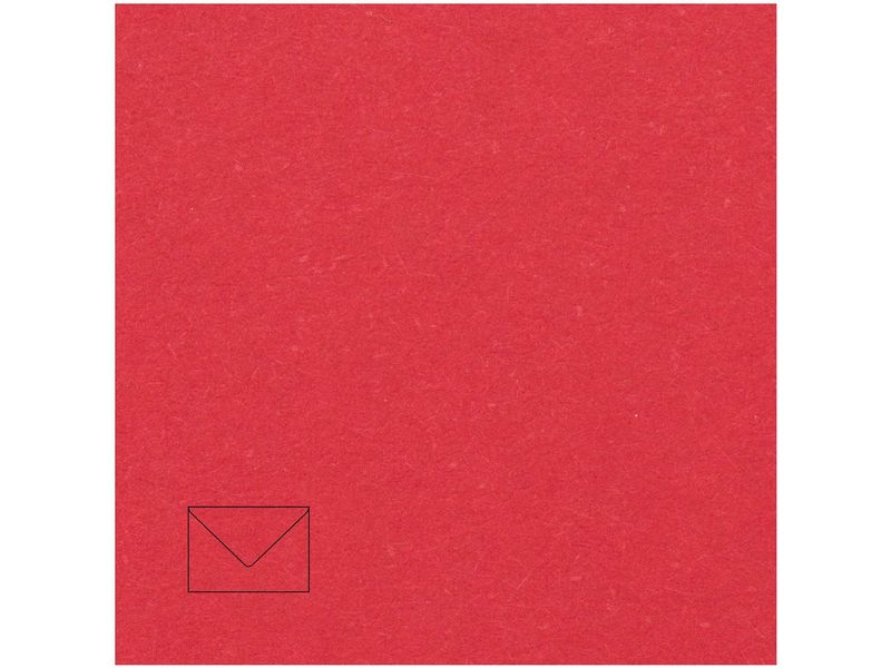 Rico Design Paper Poetry Essentials Umschlag B6 Rot Kuvert B6
