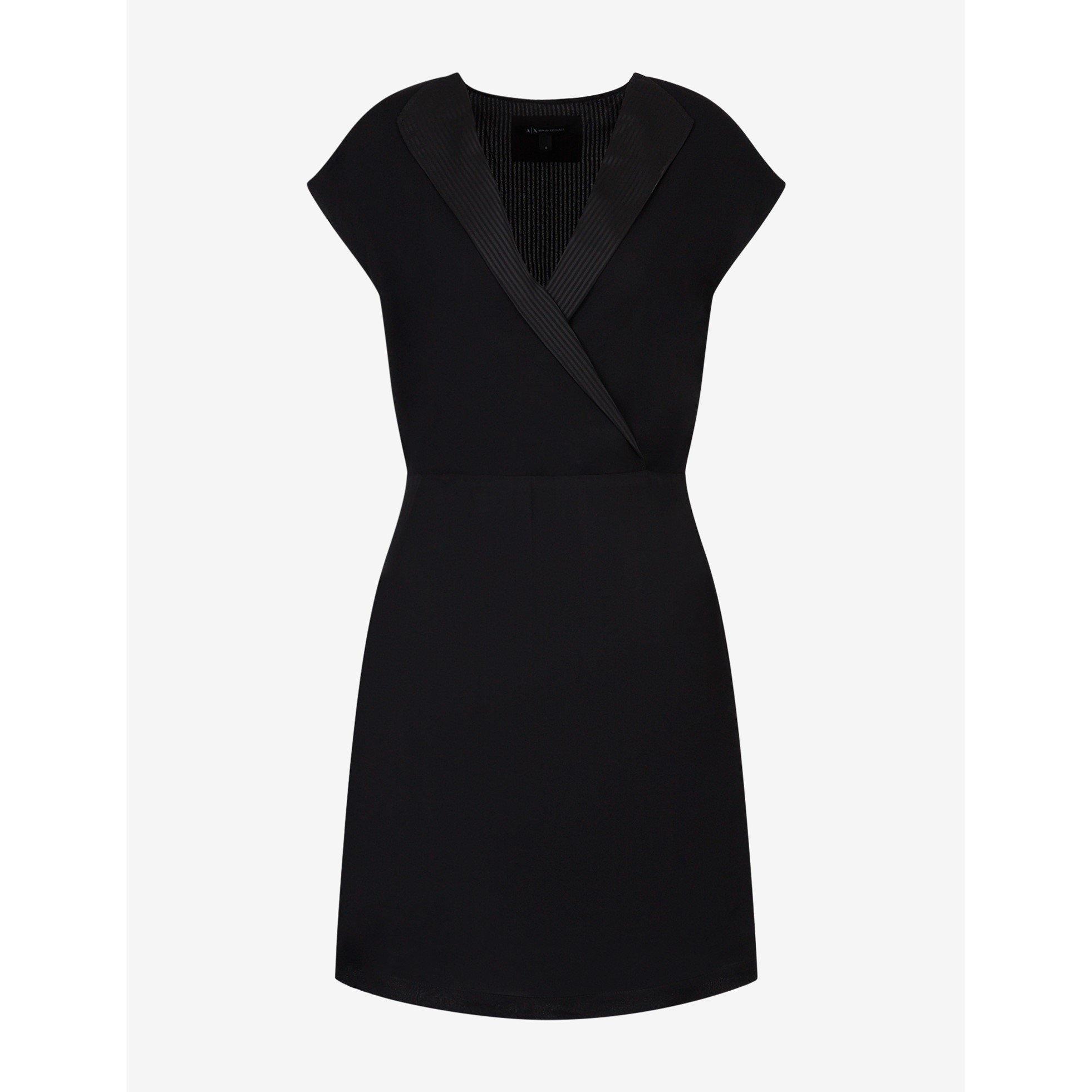 Armani Exchange V Neck Dress