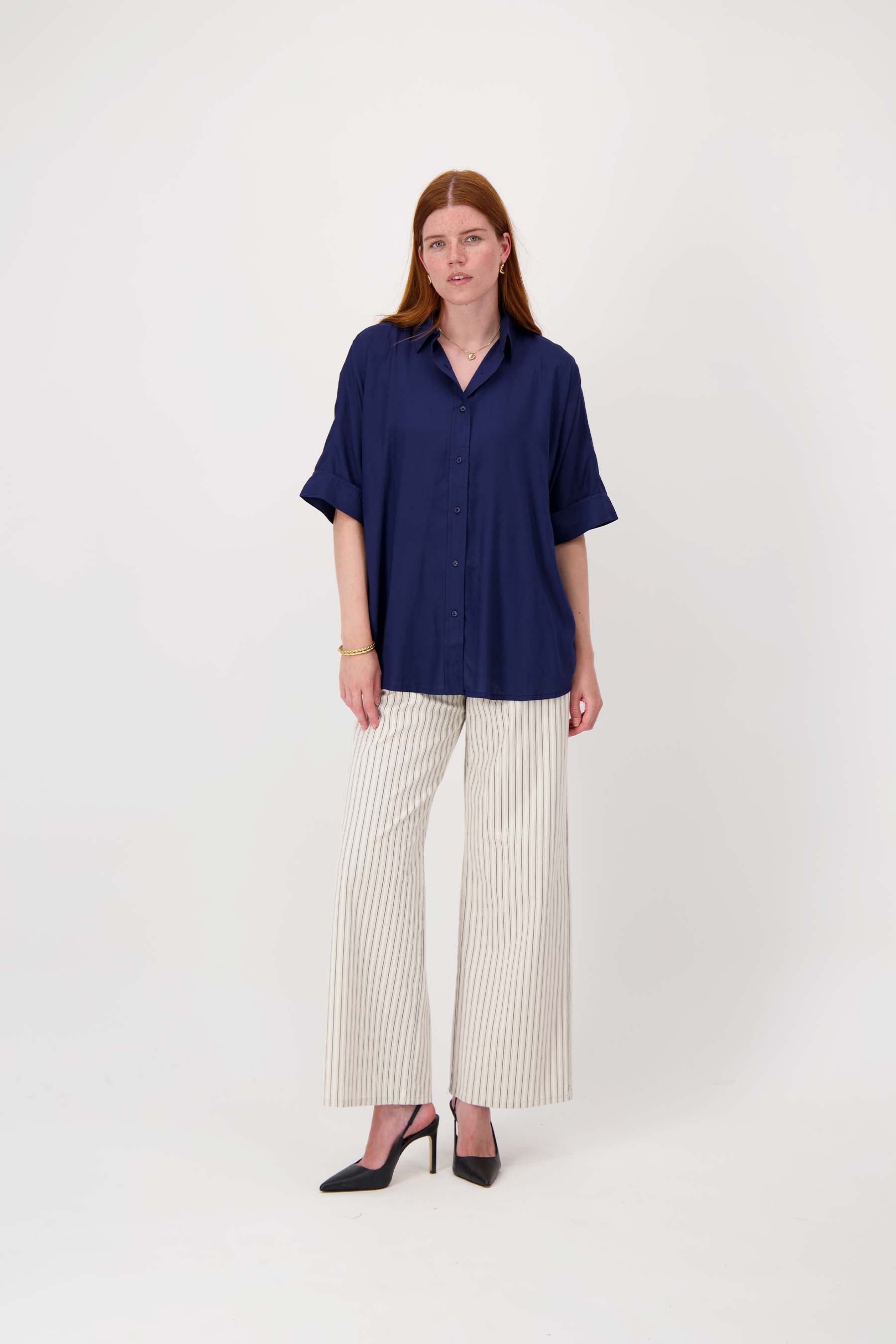 boxy model blouse