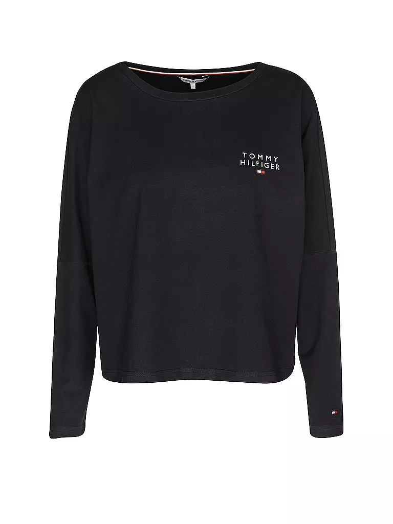 TOMMY HILFIGER Langarmshirt dunkelblau