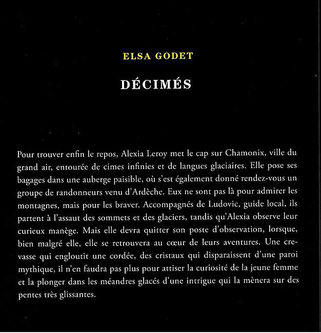 EDITIONS DU MONT BLANC - DECIMES