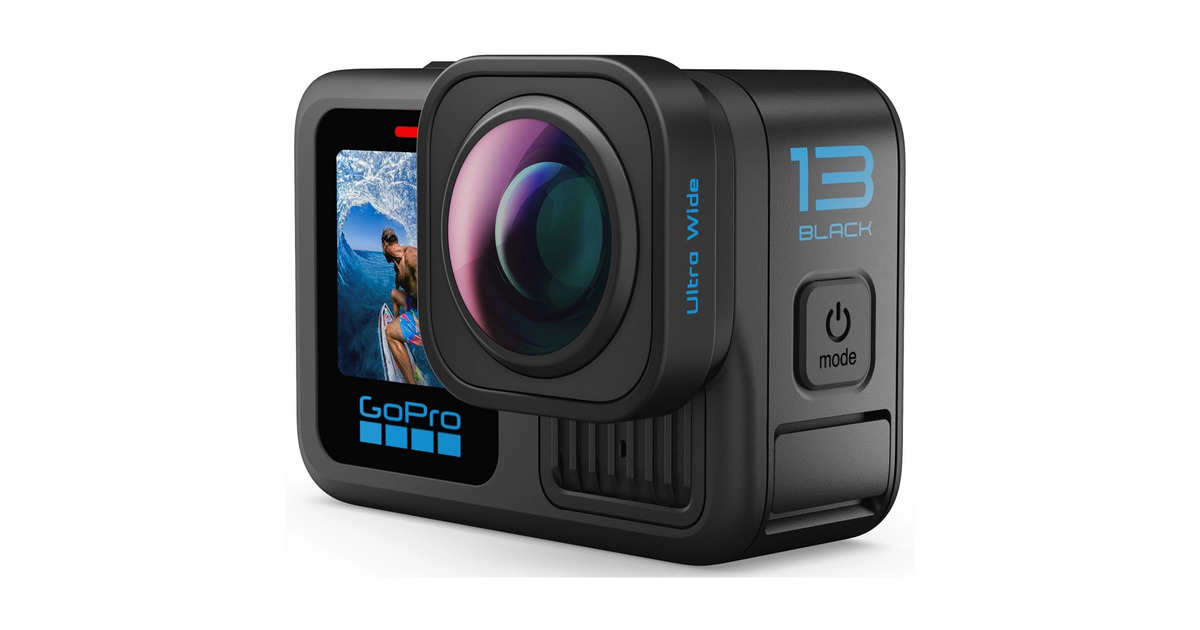 GoProHERO13 Black Ultra Wide Edition videocamera  (Zwart, Bluetooth, Wi-Fi 6)