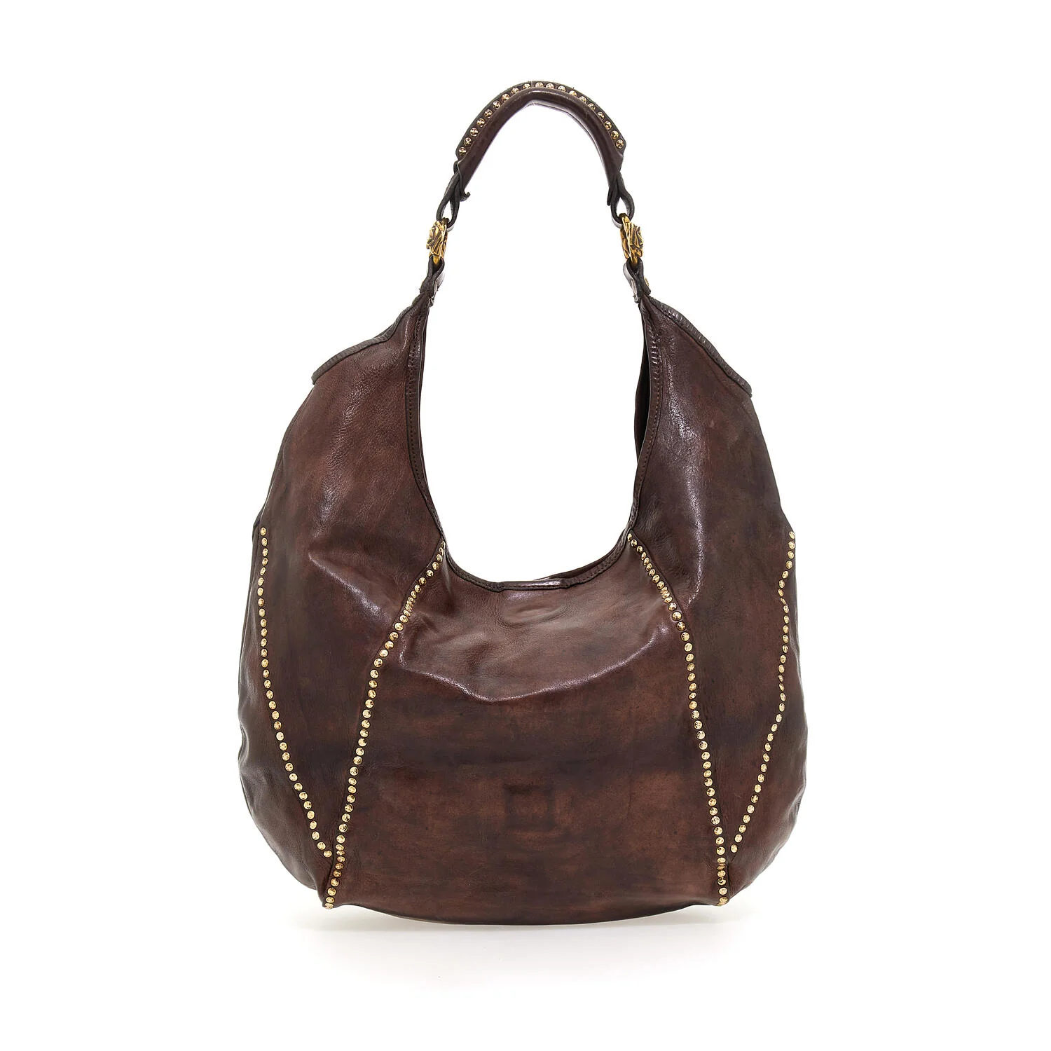 Campomaggi  Skuldertaske i skind - Dark brown