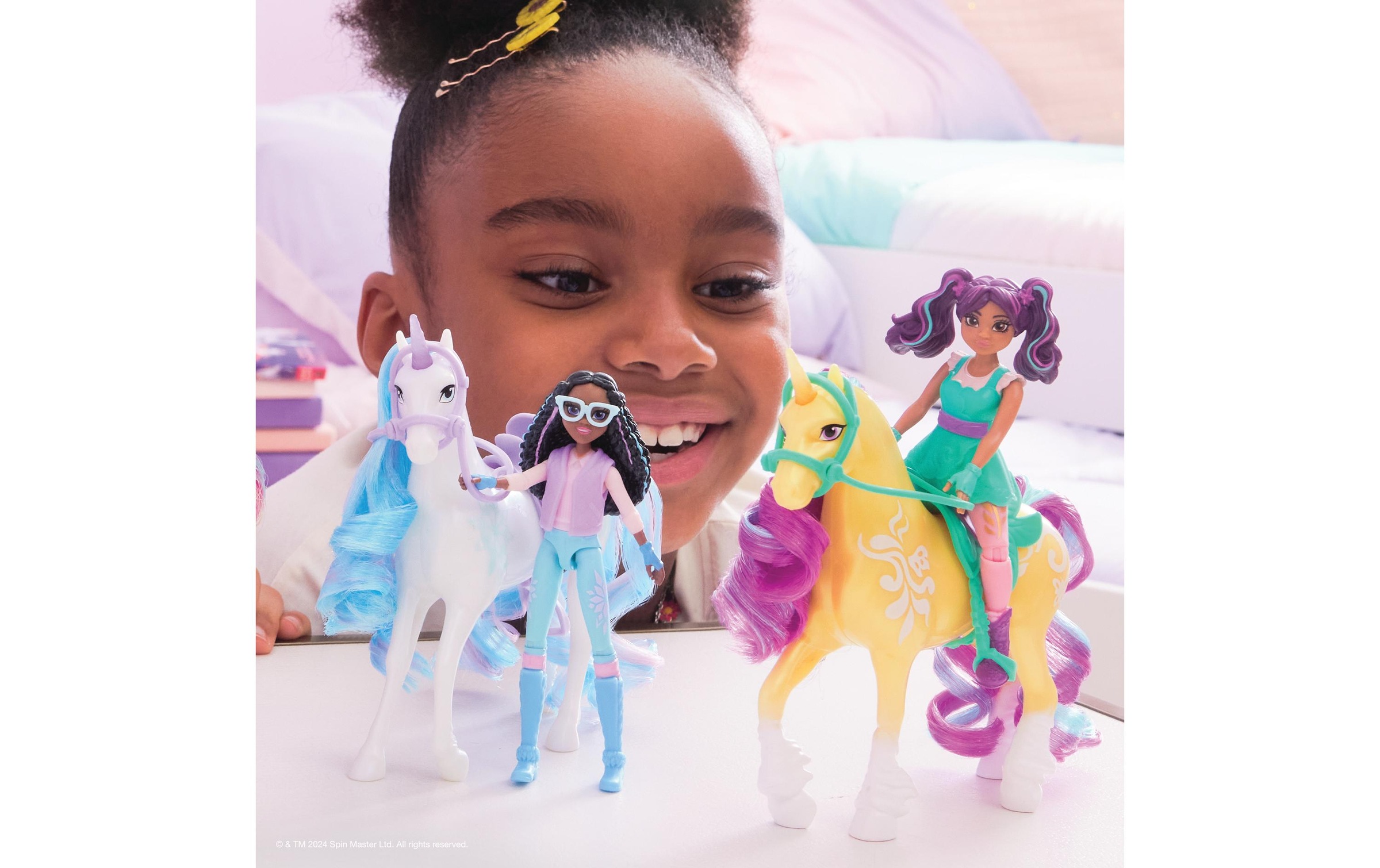 Spin Master Anziehpuppe »Unicorn Academy Layla Doll & Glacier Unicorn«