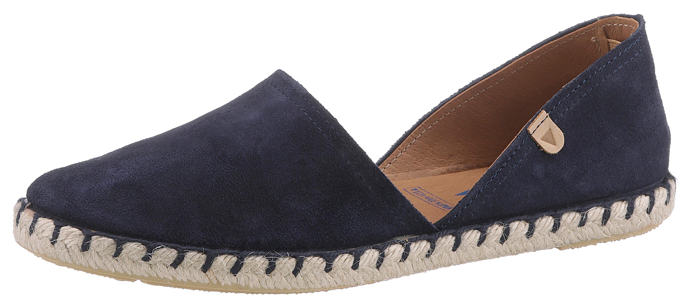 VERBENAS Espadrille  Strandschuh, Sommerschuh, Loafer aus Veloursleder