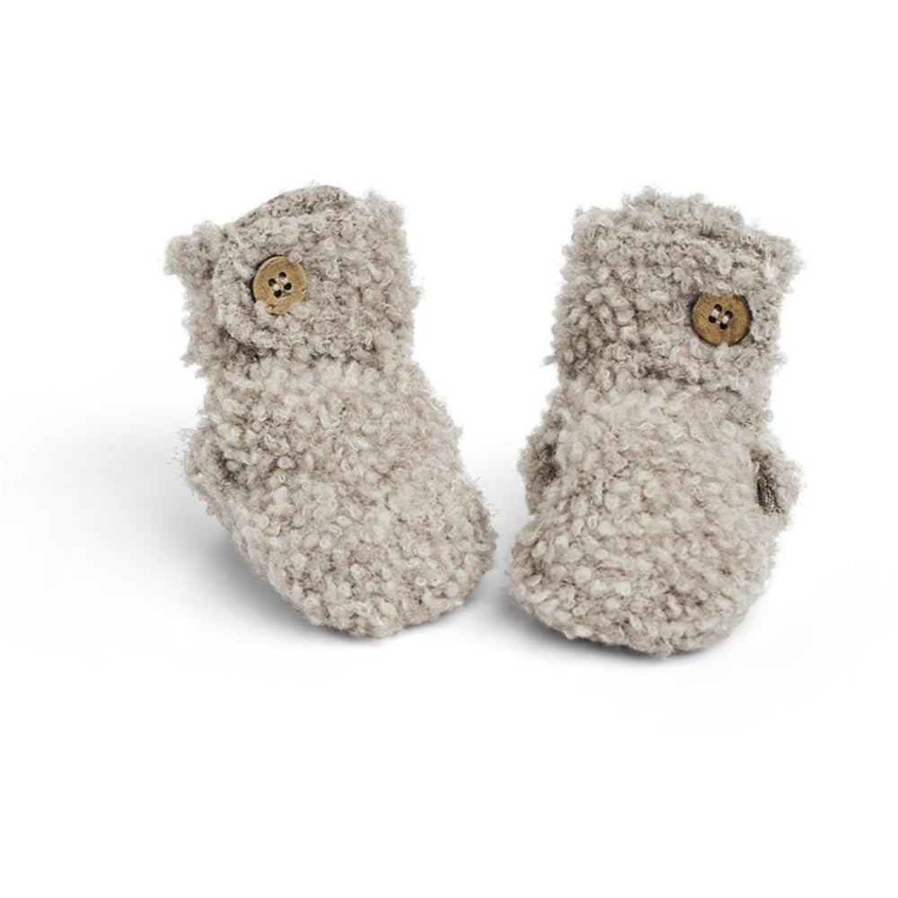 Køb Smallstuff Nature Melange Booties Bouclé Merino Uld