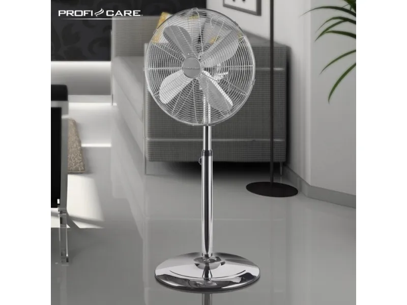 ProfiCare PC-VL 3064 MS - Køleventilator - gulvstående - 40 cm - krom