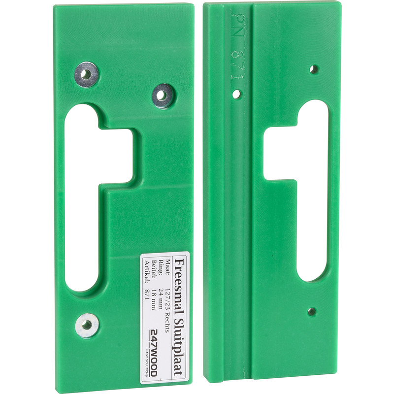 247wood Freesmal sluitplaat Rechts