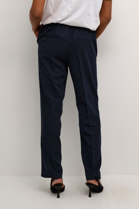 Kaffe KAsakura HW Pants Midnight marine