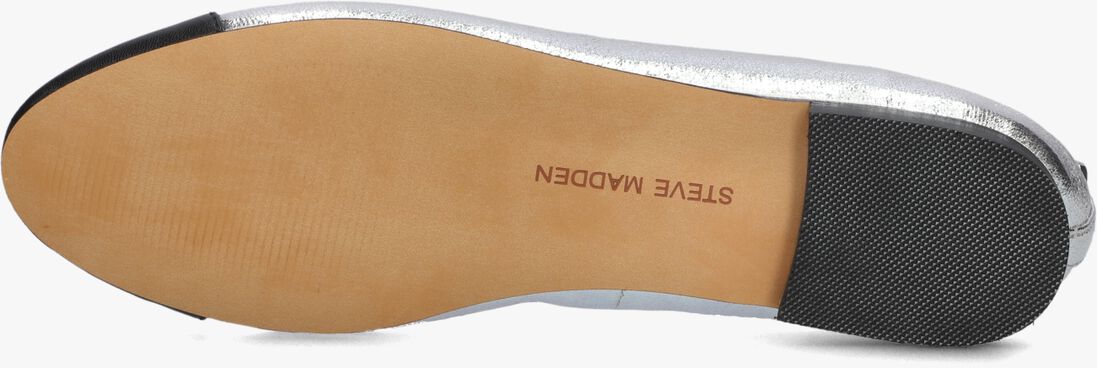 STEVE MADDEN zilveren steve madden ballerina's ellison