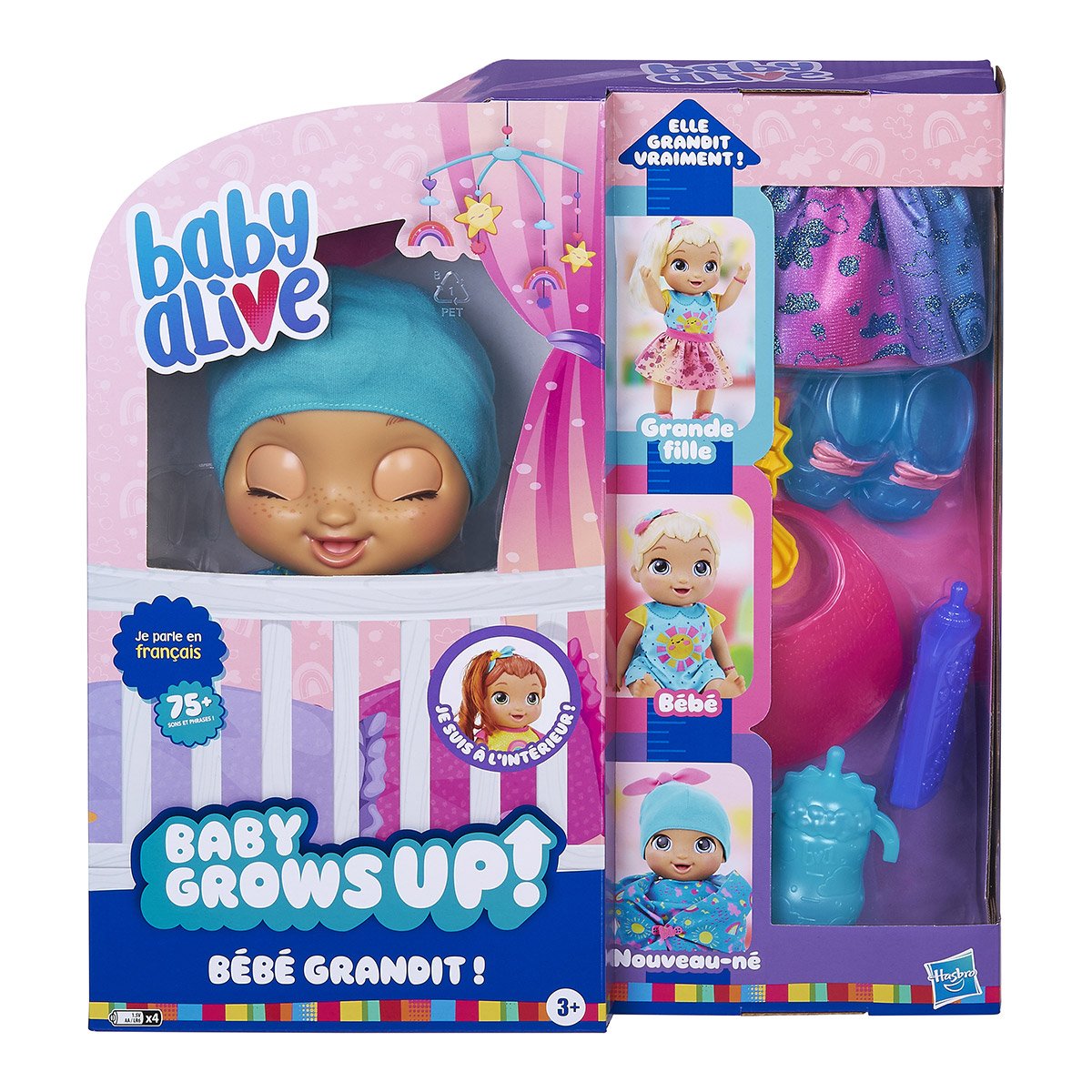 Poupée Baby Alive grandit