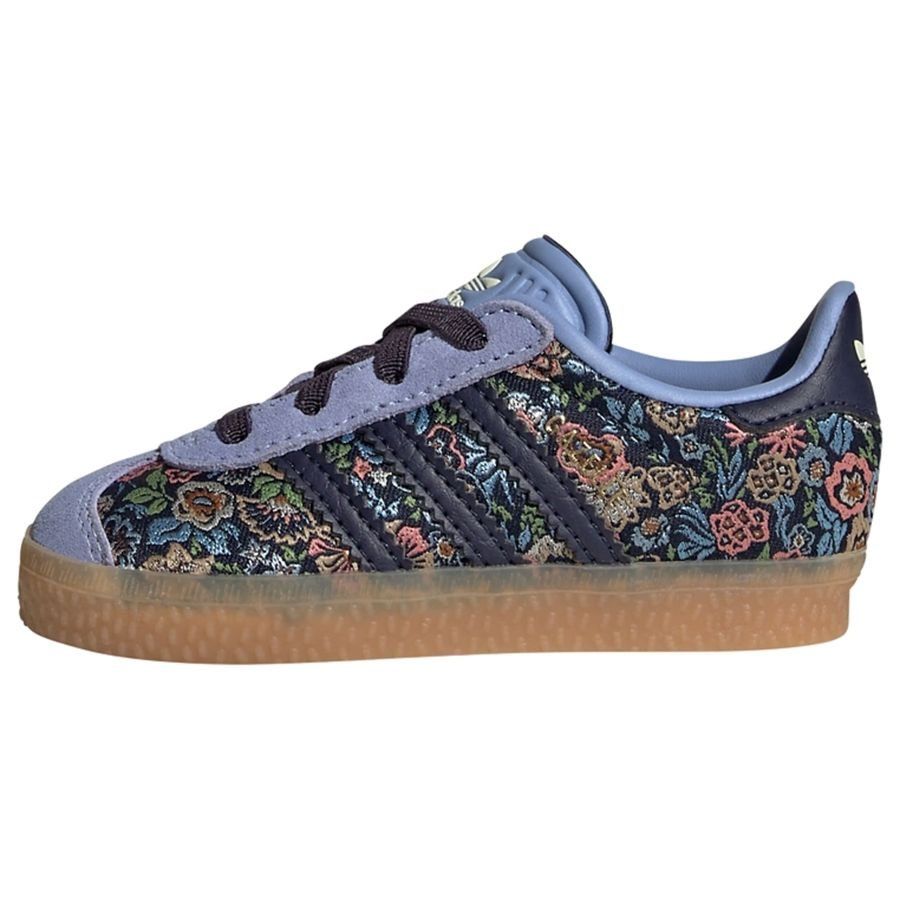 Adidas Original Chaussure à lacets élastiques Gazelle x Liberty London Comfort Closure Enfants